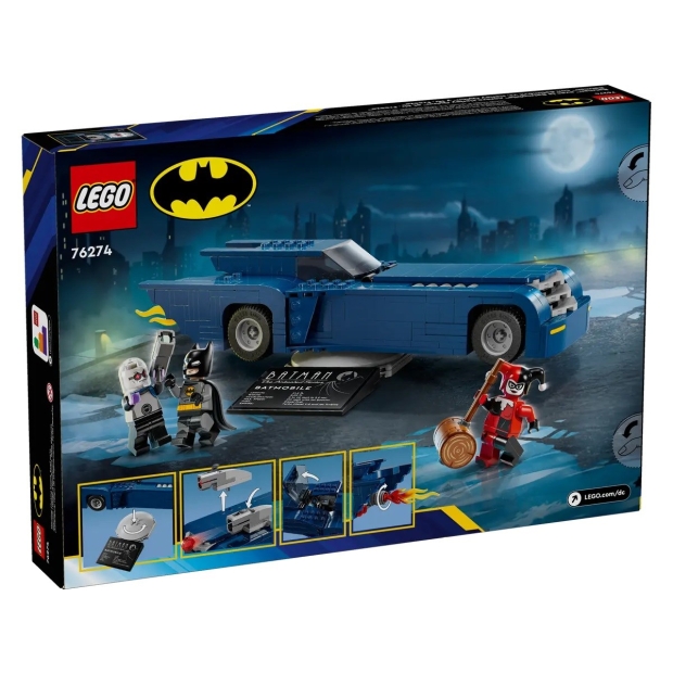 LEGO Super Heroes 76274 Batman z batmobilem kontra Harley Quinn i Mr. Freeze