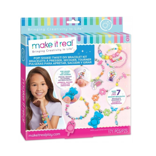 Make It Real Pop! Shake! Twist! DIY Bracelet Kit