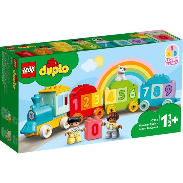 LEGO DUPLO 10954 Pociąg z cyferkami nauka liczenia