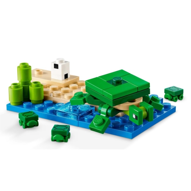 LEGO Minecraft 21254 Domek na plaży żółwi-8351082