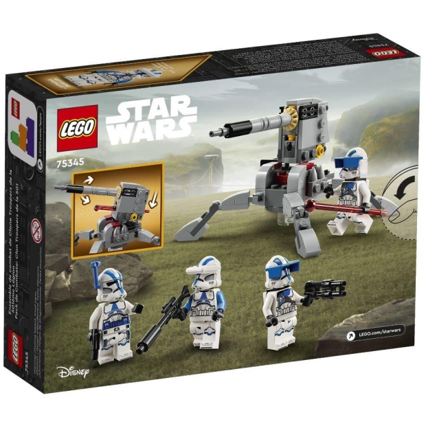 LEGO Star Wars 75345 Zestaw bitewny - żołnierze-klony z 501. legionu-8351930