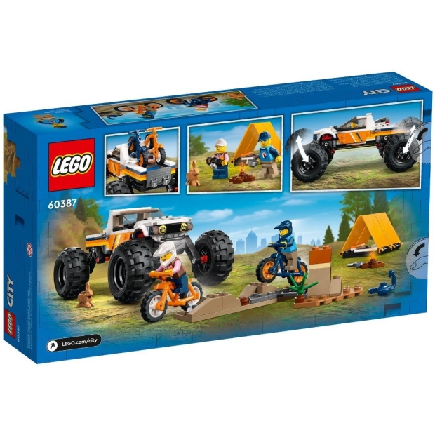 LEGO City 60387 Przygody samochodem terenowym z napedem 4x4-8352436