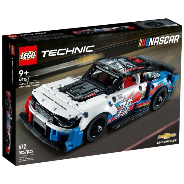 LEGO Technic 42153 Nowy Chevrolet Camaro ZL1 z serii NASCAR