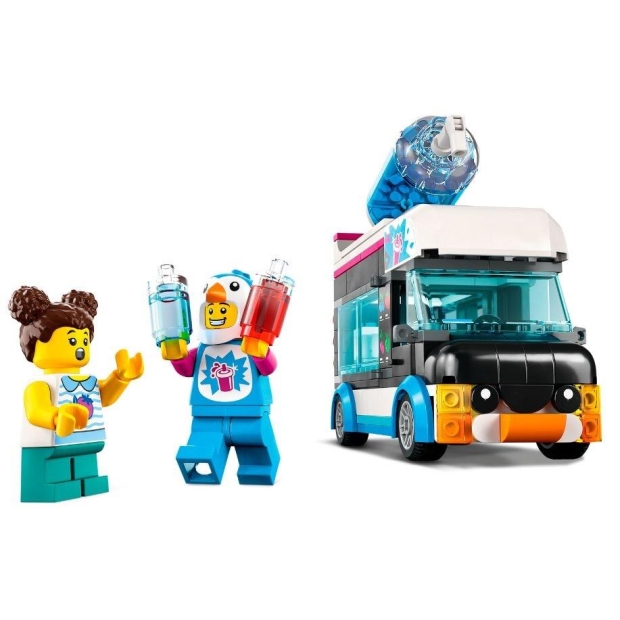 LEGO City 60384 Pingwinia furgonetka ze slushem-8352806