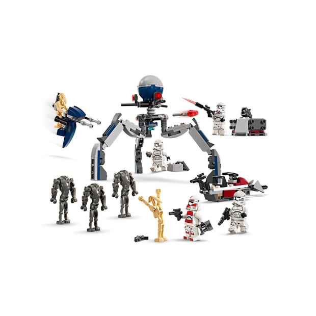 LEGO Star Wars 75372 Zestaw bitewny z żołnierzem armii klonów™ i droidem bojowym™-8352913