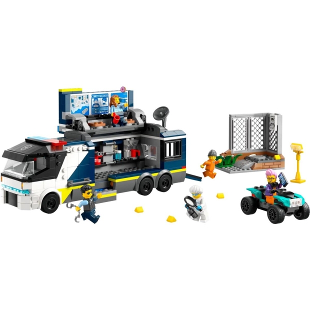 LEGO City 60418 Policyjna ciężarówka z laboratorium kryminalnym-8352931