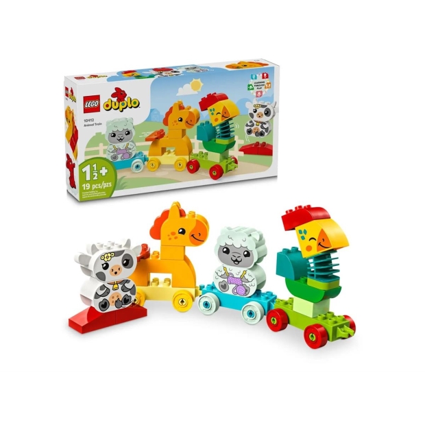 LEGO DUPLO 10412 Pociąg ze zwierzątkami-8353179