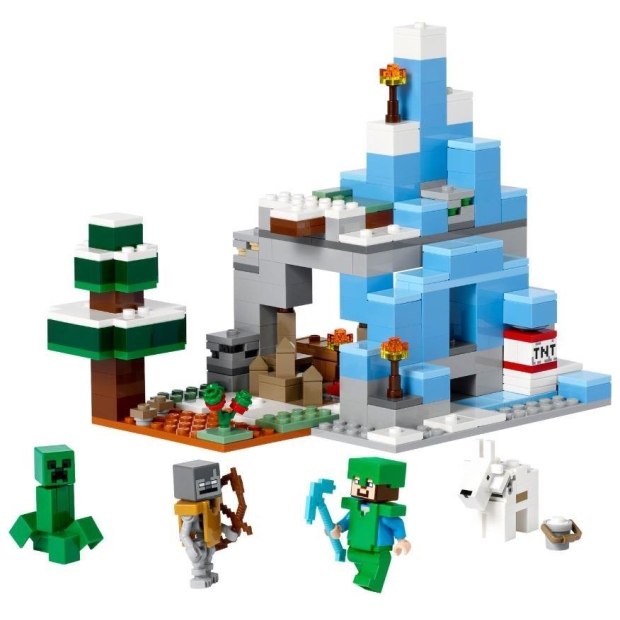 LEGO Minecraft 21243 Ośnieżone szczyty-8353417