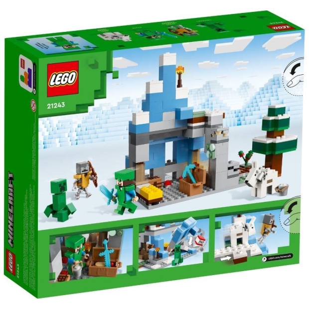 LEGO Minecraft 21243 Ośnieżone szczyty-8353422