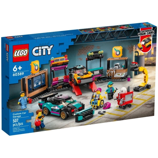 LEGO City 60389 Warsztat tuningowania samochodów