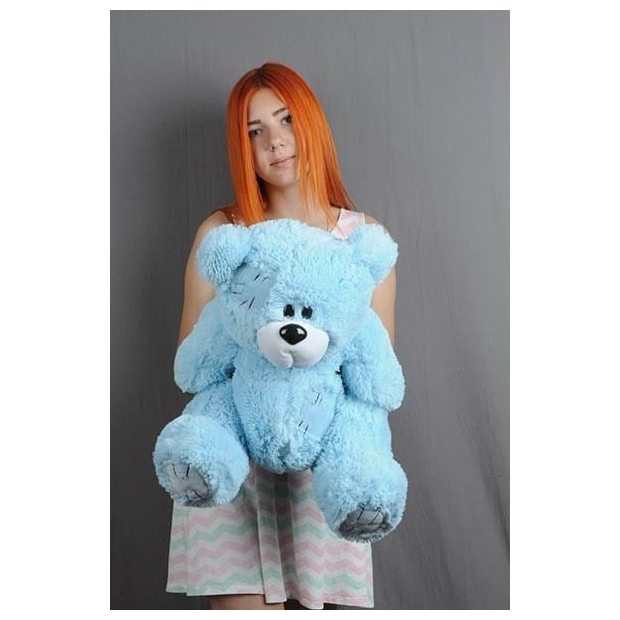 Miś TEDDY 60cm niebieski-8424363