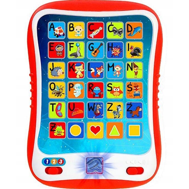 SMILY PLAY edukacyjny tablet 6 gier 12 m+