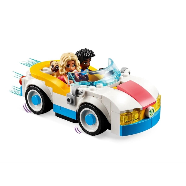 LEGO Friends 42609 Samochód elektryczny i stacja ładująca-8575555