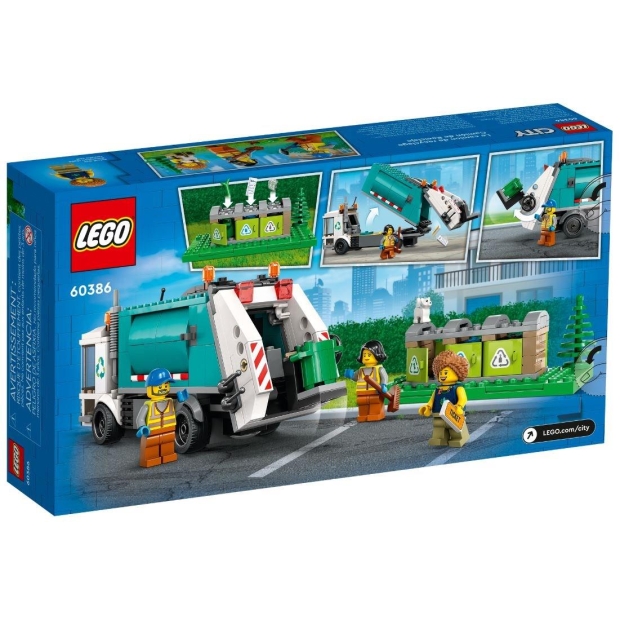 LEGO City 60386 Ciężarówka recyklingowa-8575693