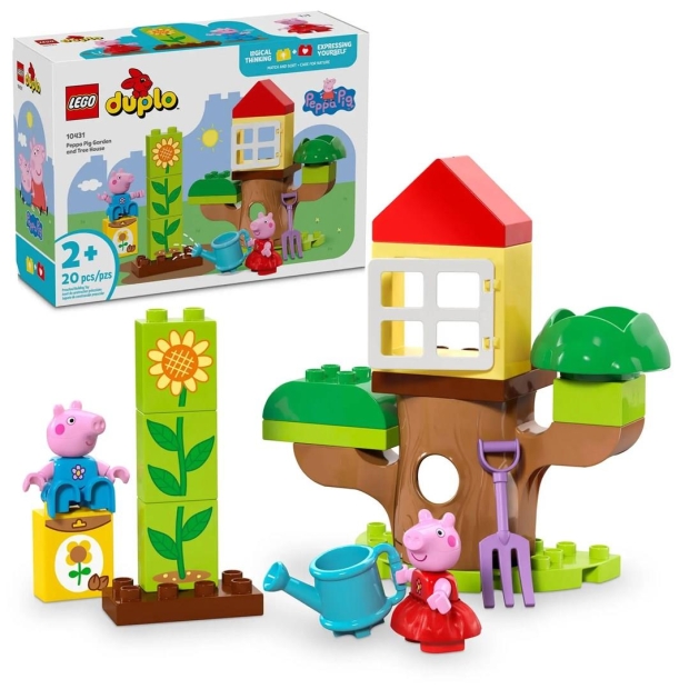 LEGO Peppa Pig 10431 Ogród i domek na drzewie Peppy-8575714