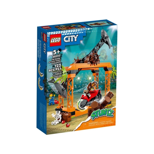 LEGO City 60342 Wyzwanie kaskaderskie: atak rekina