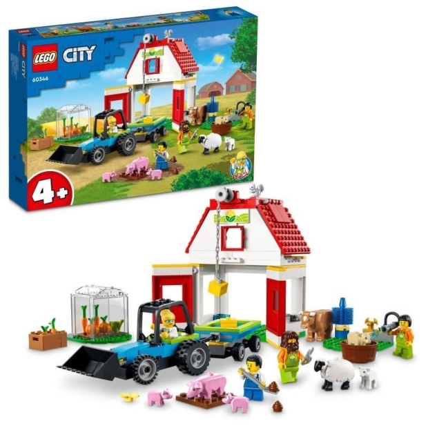 LEGO City 60346 Stodoła i zwierzęta gospodarskie-8654043