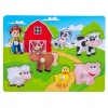 SMILY PLAY układanka drewniana puzzle z uchwytami 5 el. 3 lata+-8956034