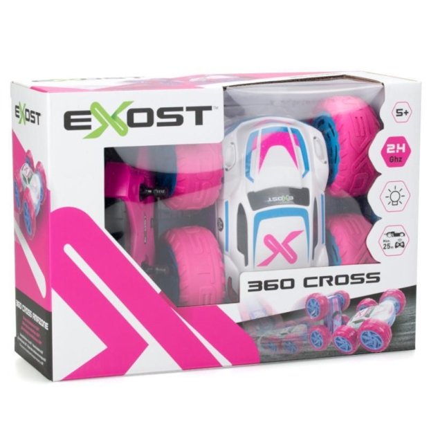 Exost Cross amazone 360 różowe autko-8955520