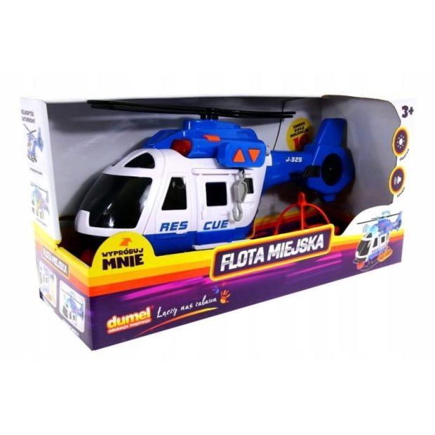 Dumel Flota miejska helikopter niebieski-8955529