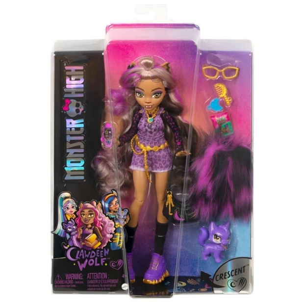 Monster High Clawdeen Wolf Lalka podstawowa-9067932